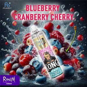 Blueberry Cranberry Cherry RandM Tornado Vape 7000