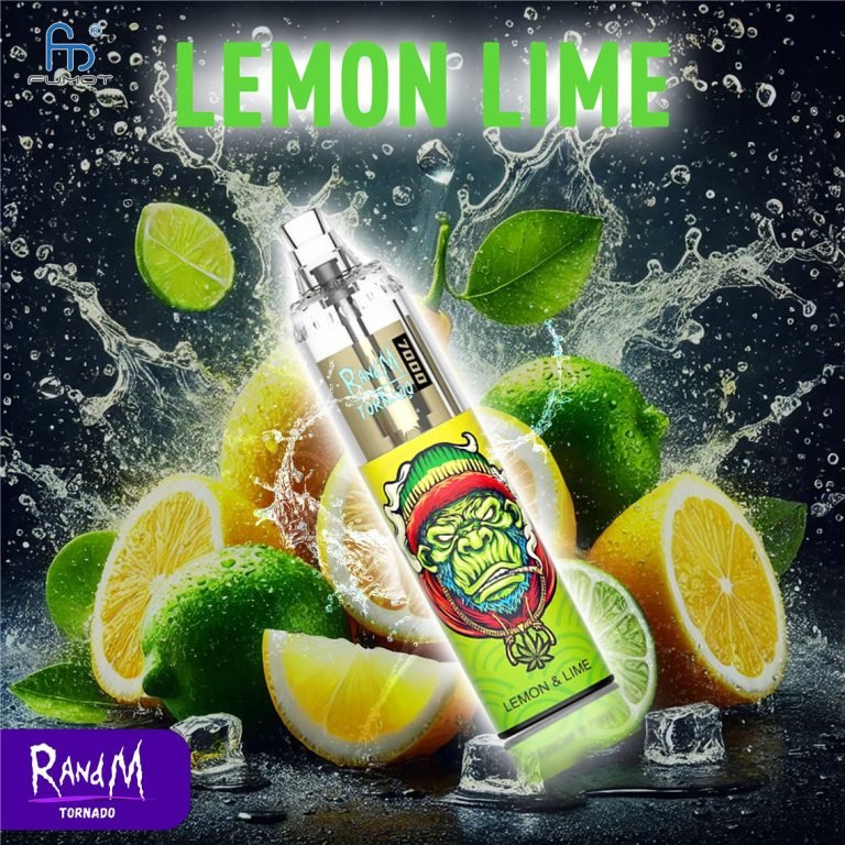 Lemon Lime RandM Tornado Vape 7000